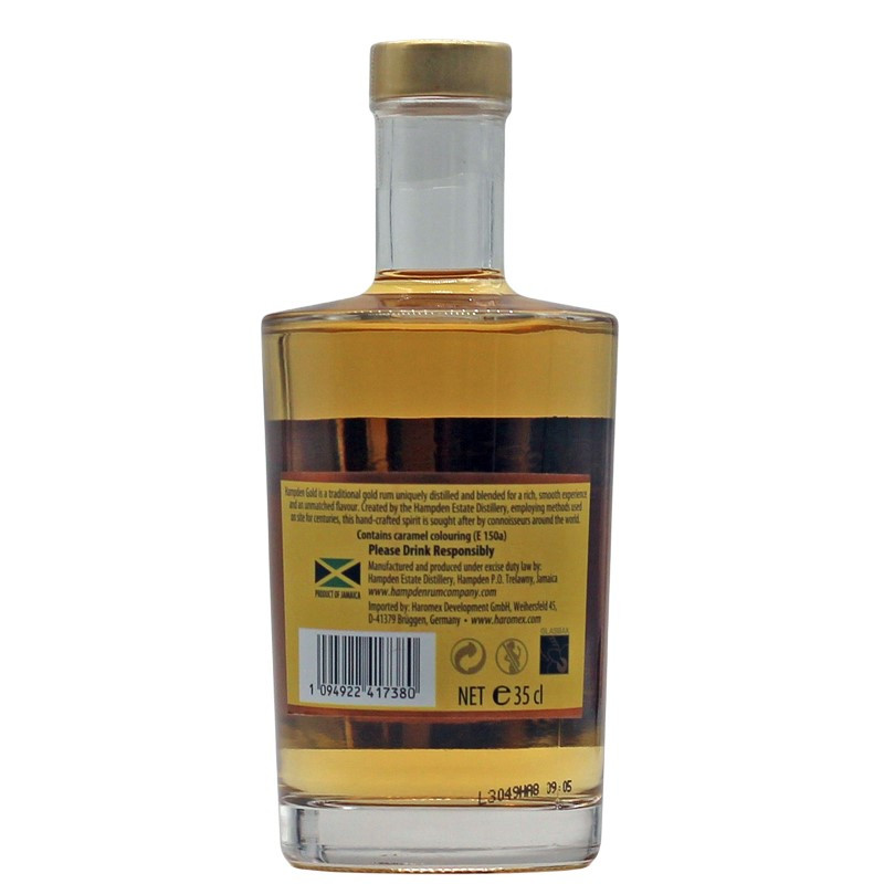 Hampden Estate Gold Rum 0,35 L 40% vol Hampden Estate Gold Rum 0,35 L 40% vol